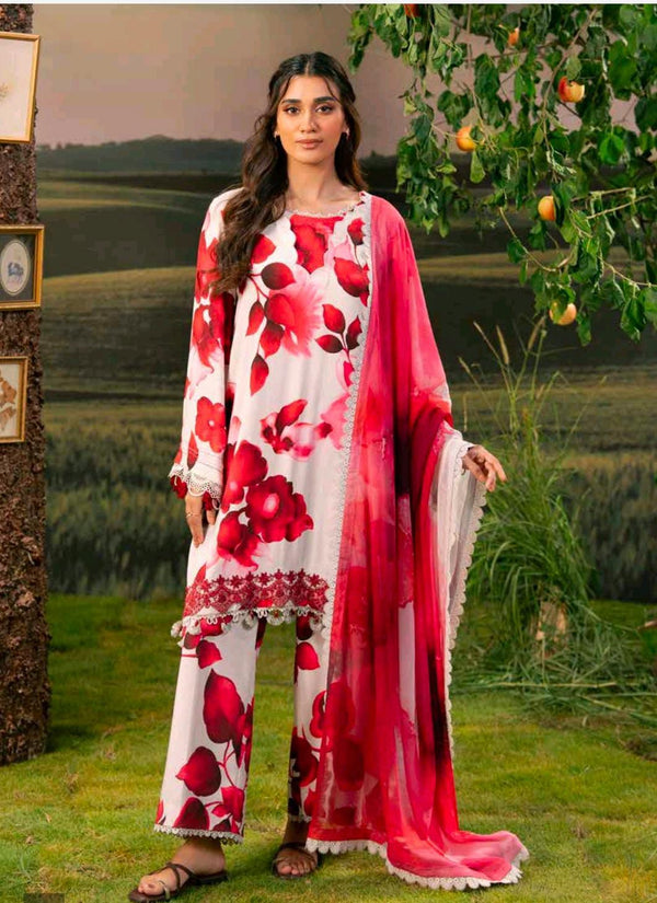 Colour red and white